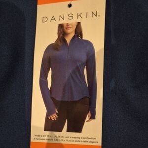 XXL: Danskin Blue Full Zip Athletic Jacket